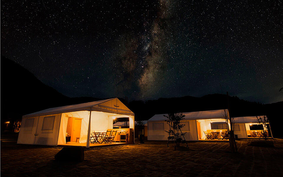 モンベル 五ケ山ベースキャンプ