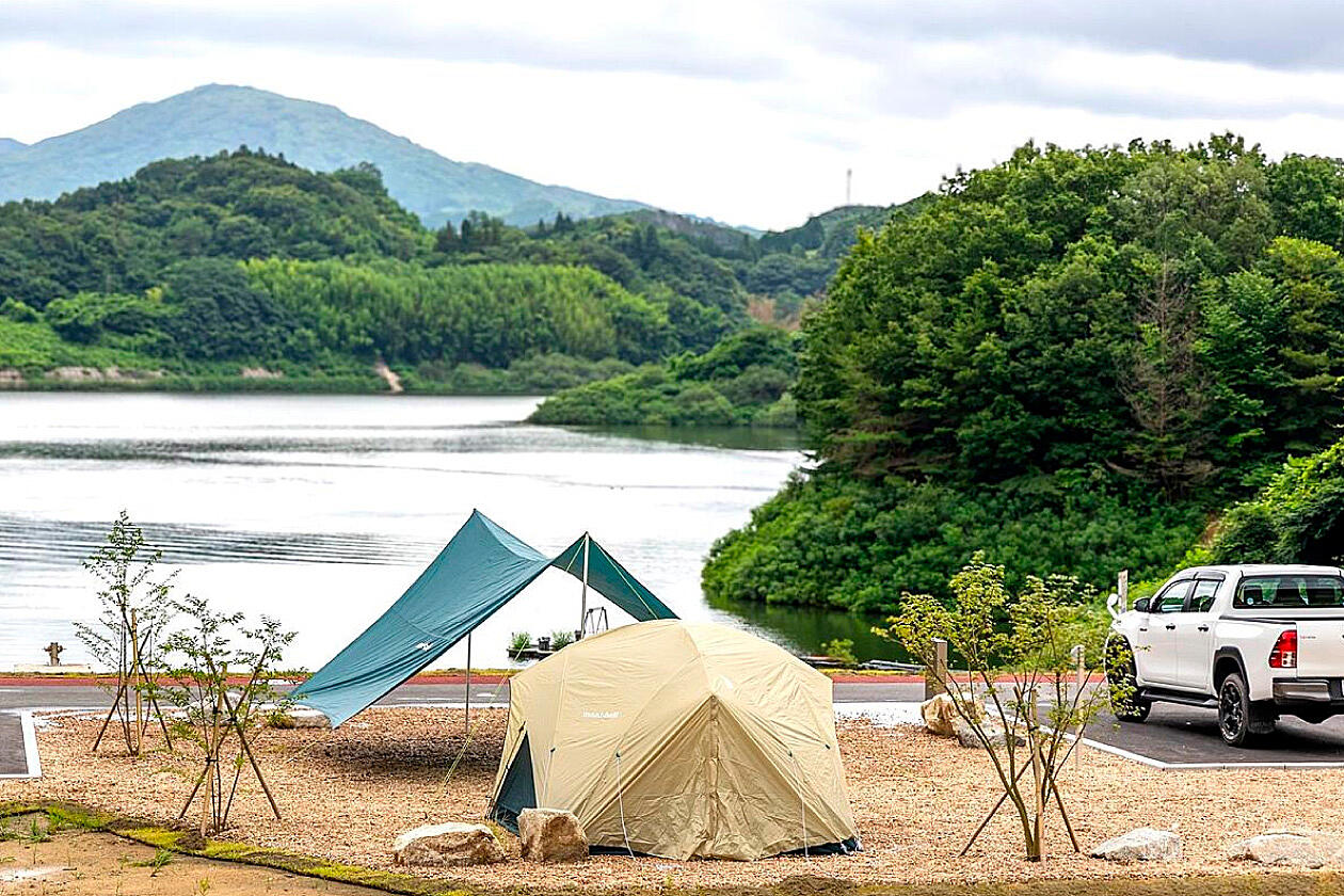 アウトドアヴィレッジ三春 さくら湖キャンプサイト